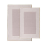 Reno Modern Non-Slip Machine Washable Kitchen & Bath Rug Mat Set