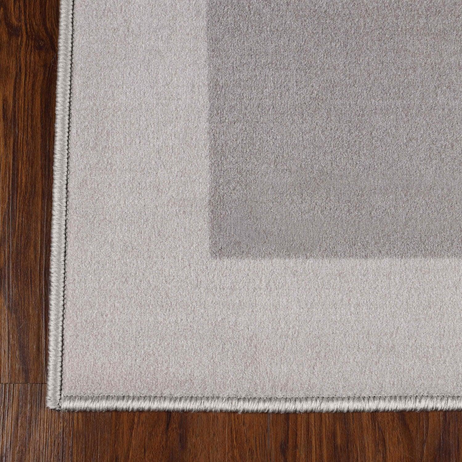 Reno Modern Non-Slip Machine Washable Kitchen & Bath Rug Mat Set