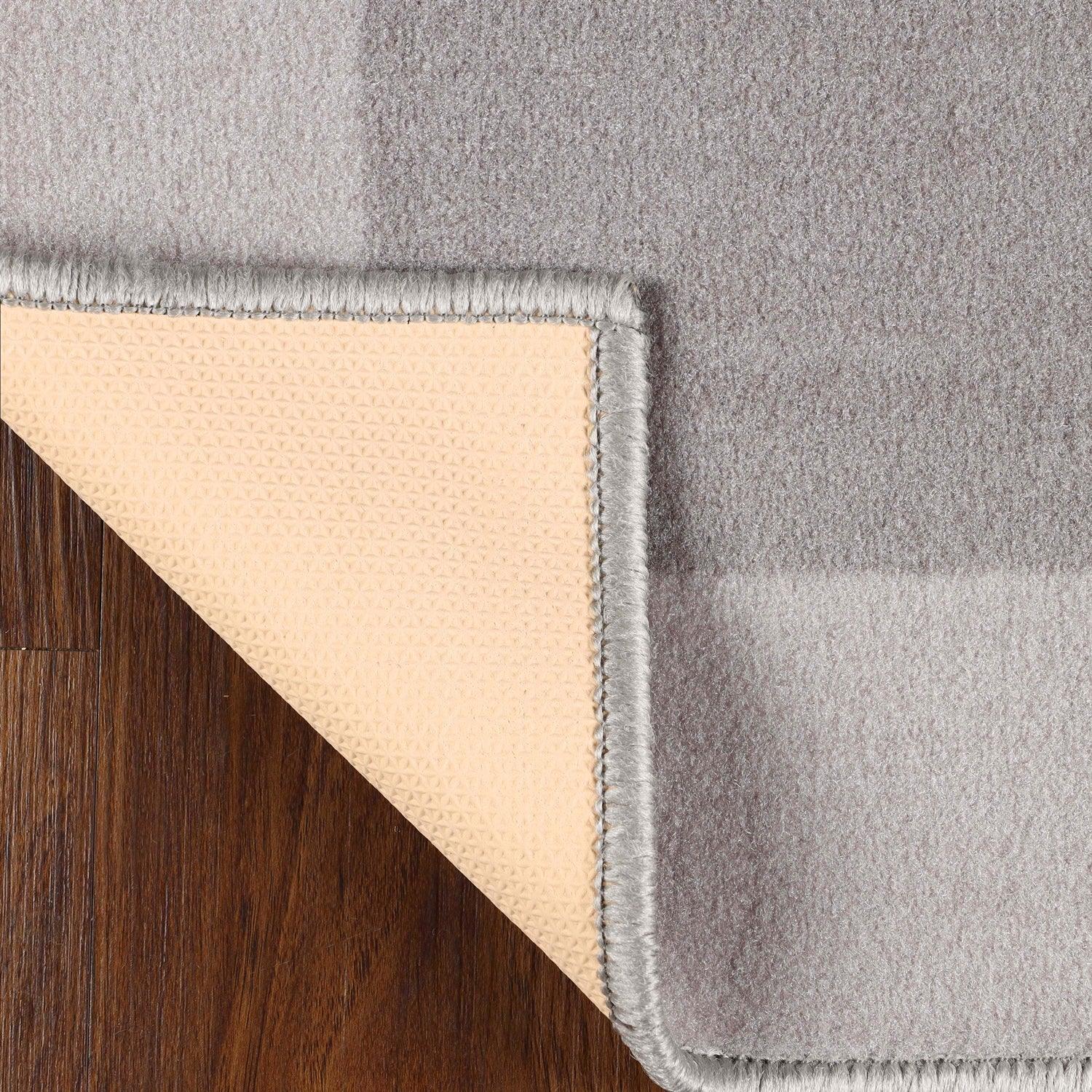 Reno Modern Non-Slip Machine Washable Kitchen & Bath Rug Mat Set