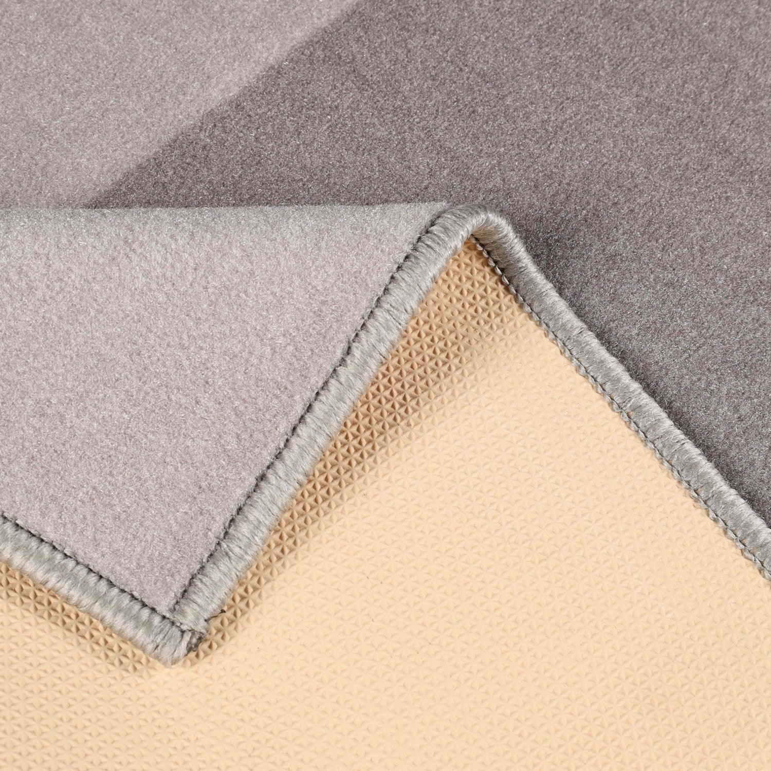 Reno Modern Non-Slip Machine Washable Kitchen & Bath Rug Mat Set