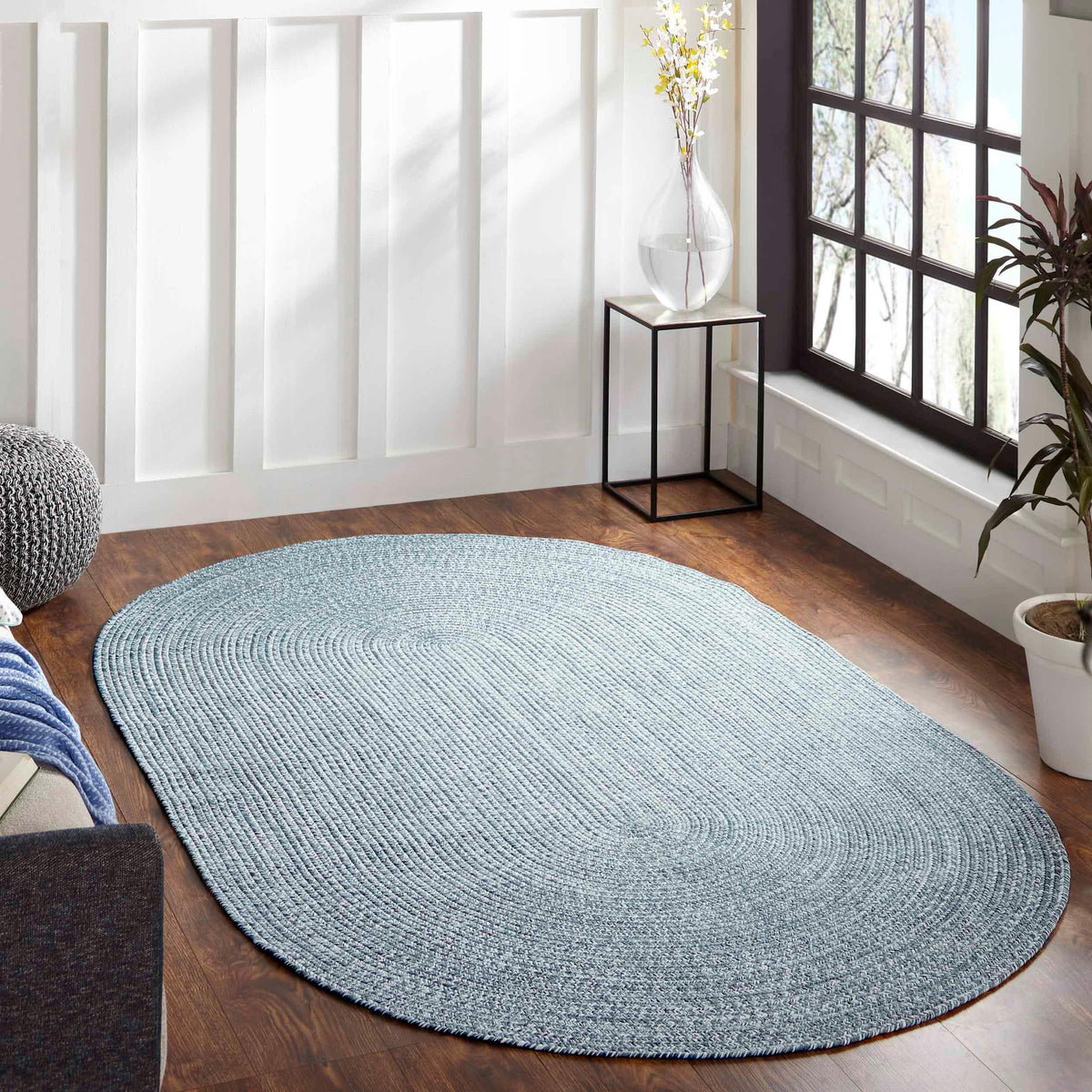 Reversible Braided Eco-Friendly Area Rug Indoor Outdoor Rugs