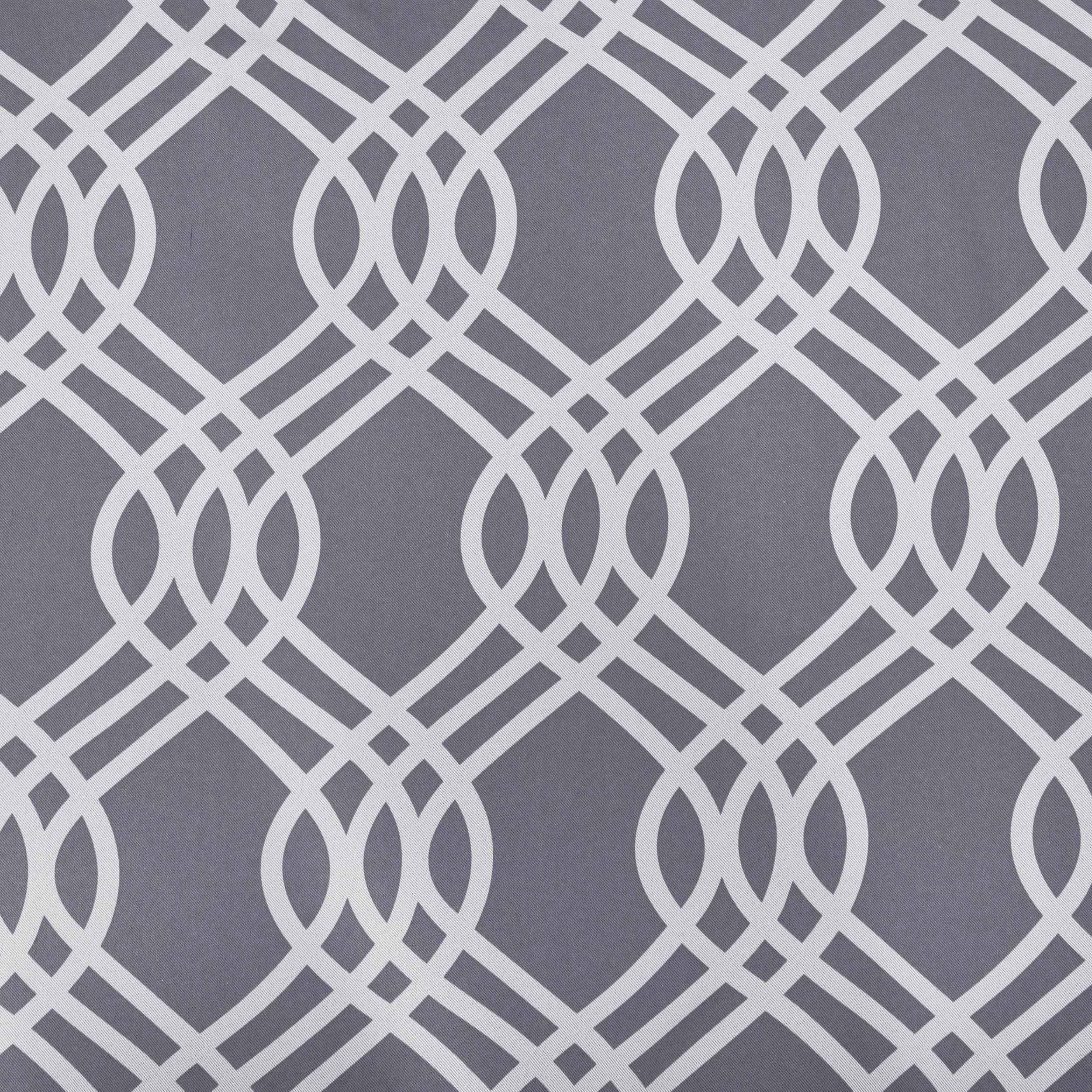 Ribbon Trellis Washable Room Darkening Blackout Curtains, Set of 2
