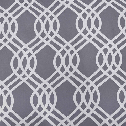 Ribbon Trellis Washable Room Darkening Blackout Curtains, Set of 2