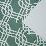 Ribbon Trellis Washable Room Darkening Blackout Curtains, Set of 2