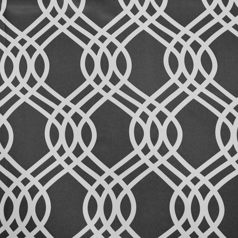 Ribbon Trellis Washable Room Darkening Blackout Curtains, Set of 2