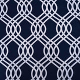 Ribbon Trellis Washable Room Darkening Blackout Curtains, Set of 2