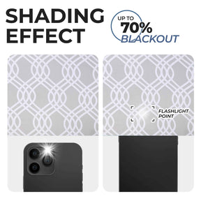 Ribbon Trellis Washable Room Darkening Blackout Curtains, Set of 2