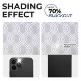 Ribbon Trellis Washable Room Darkening Blackout Curtains, Set of 2
