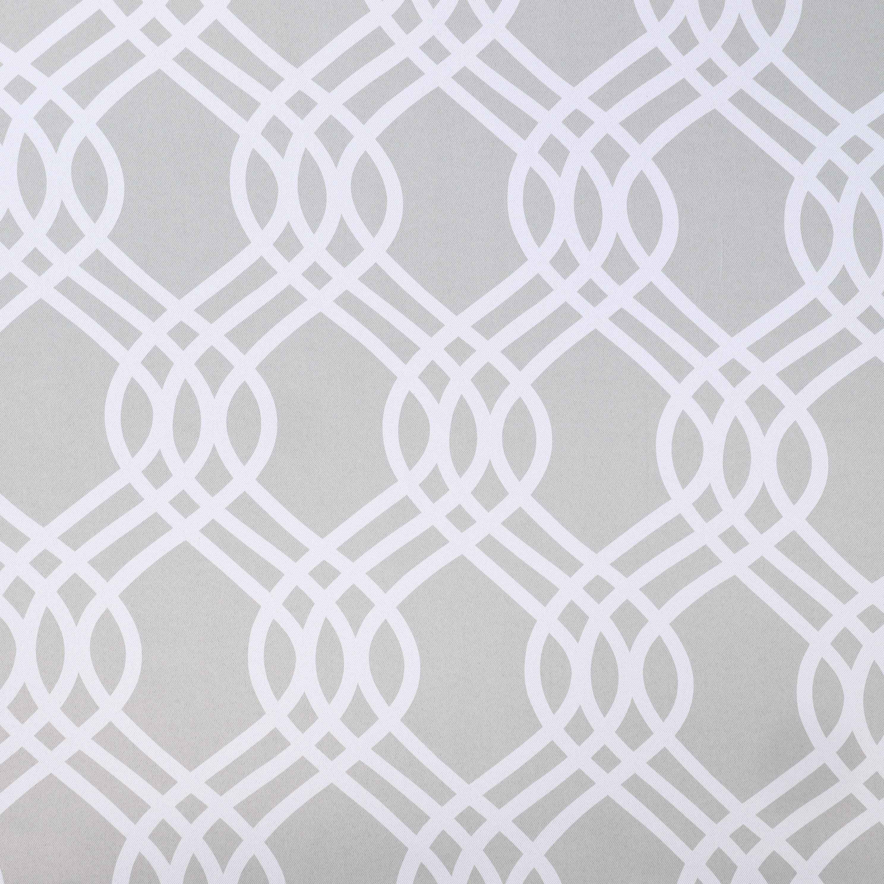 Ribbon Trellis Washable Room Darkening Blackout Curtains, Set of 2