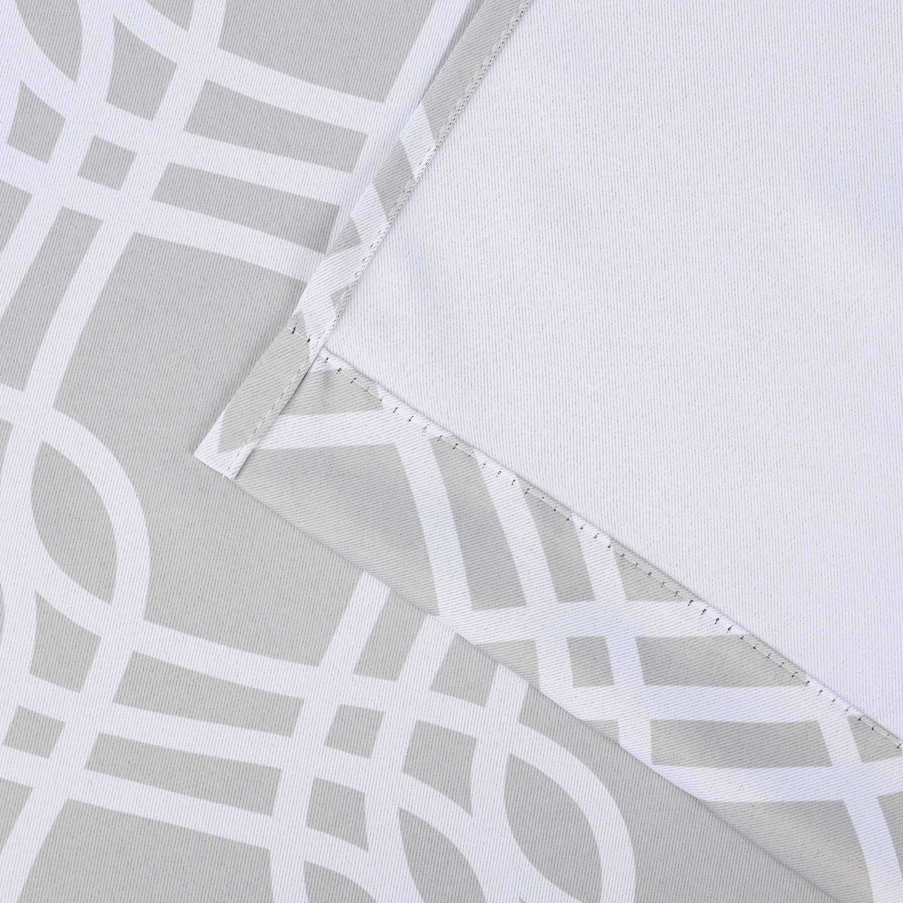 Ribbon Trellis Washable Room Darkening Blackout Curtains, Set of 2