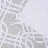 Ribbon Trellis Washable Room Darkening Blackout Curtains, Set of 2