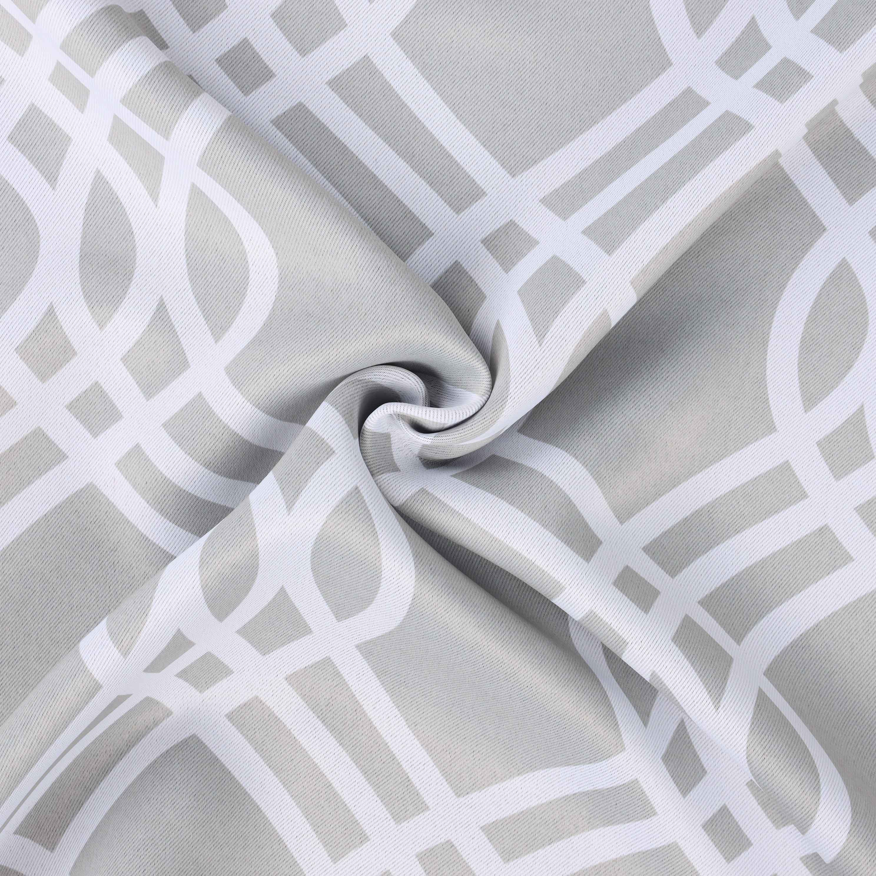 Ribbon Trellis Washable Room Darkening Blackout Curtains, Set of 2