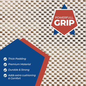 Rio Reversible Non-Slip Ultra-Grip Foam Mesh Indoor Area Rug Pad