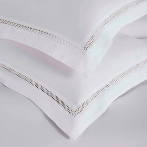 Riverton Cotton Cross-Stitch Embroidered 3 Piece Duvet Cover Set
