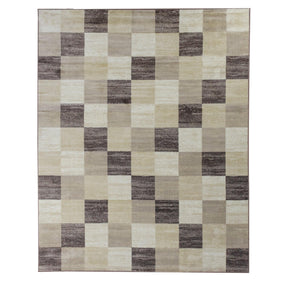 Rockaway Modern Geometric Checkered Indoor Area Rug Or Runner