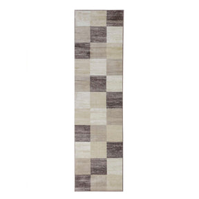 Rockaway Modern Geometric Checkered Indoor Area Rug Or Runner