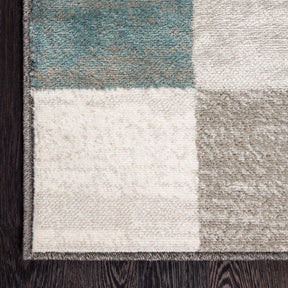 Rockaway Modern Geometric Checkered Indoor Area Rug Or Runner