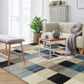 Rockaway Modern Geometric Checkered Indoor Area Rug Or Runner