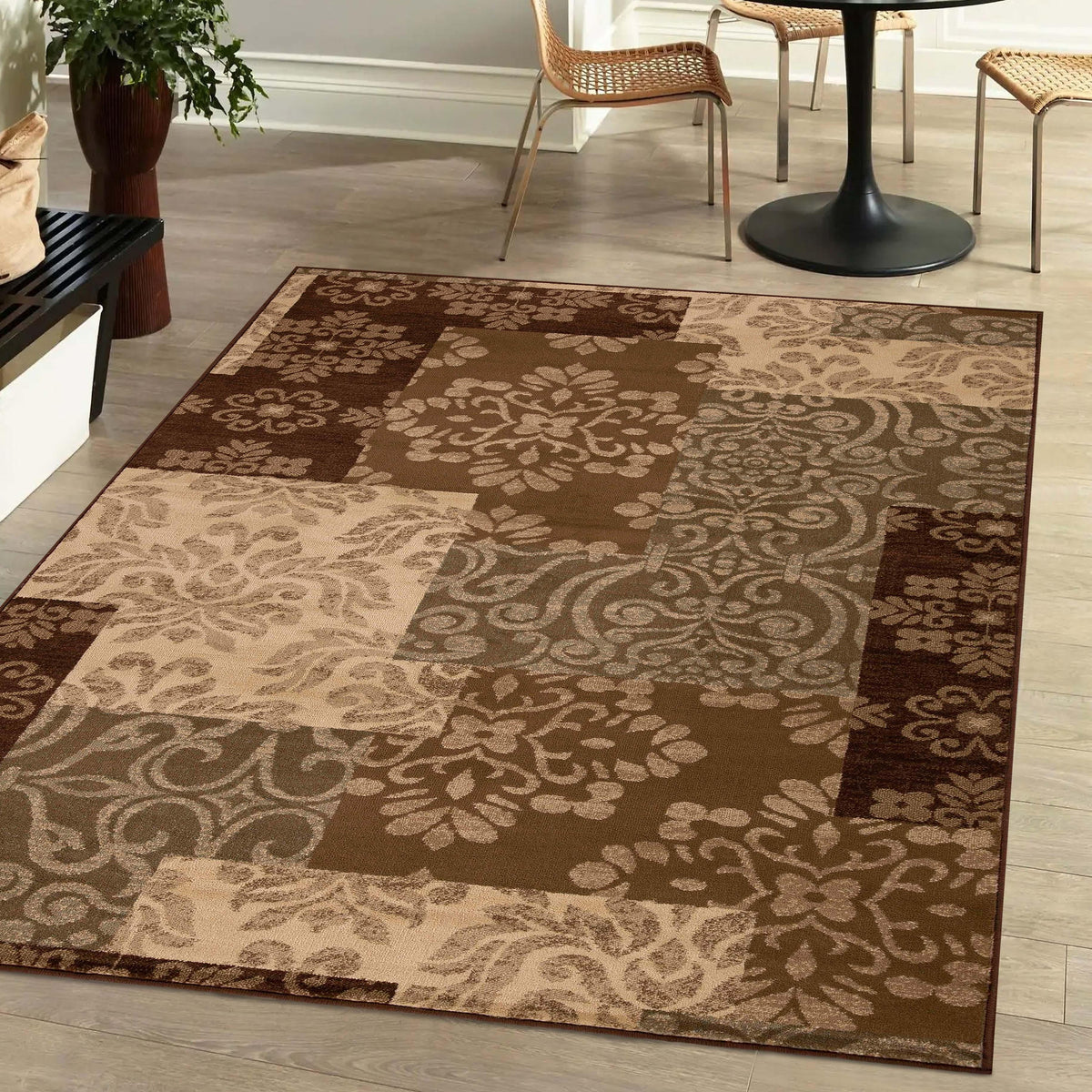 Rockhill Floral Medallion Indoor Large Area Rugs or Runner Rug