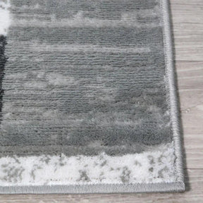 Rockwood Modern Geometric Patchwork Indoor Area Rug or Runner