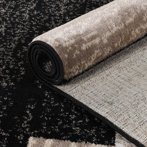 Rockwood Modern Geometric Patchwork Indoor Area Rug or Runner
