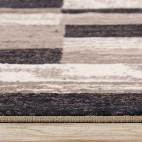 Rockwood Patchwork Non-Slip Indoor Washable Area Rug