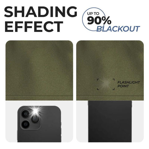Blackout Curtains Rod Pocket Solid Room Darkening Set of 2