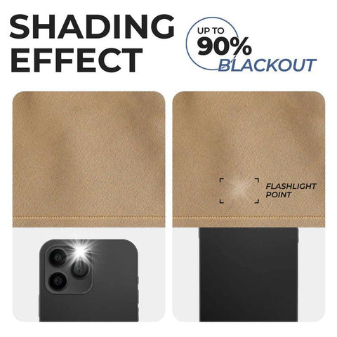 Blackout Curtains Rod Pocket Solid Room Darkening Set of 2