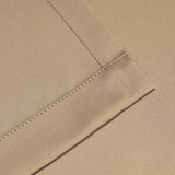 Rod Pocket Room Darkening Solid Blackout Curtains, Set of 2