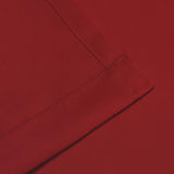 Rod Pocket Room Darkening Solid Blackout Curtains, Set of 2