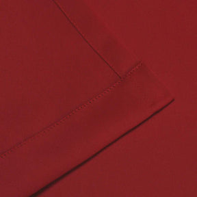Rod Pocket Room Darkening Solid Blackout Curtains, Set of 2
