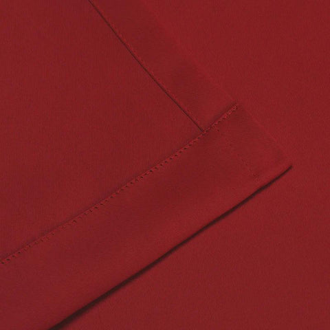 Blackout Curtains Rod Pocket Solid Room Darkening Set of 2