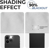 Rod Pocket Room Darkening Solid Blackout Curtains, Set of 2