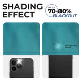 Blackout Curtains Rod Pocket Solid Room Darkening Set of 2