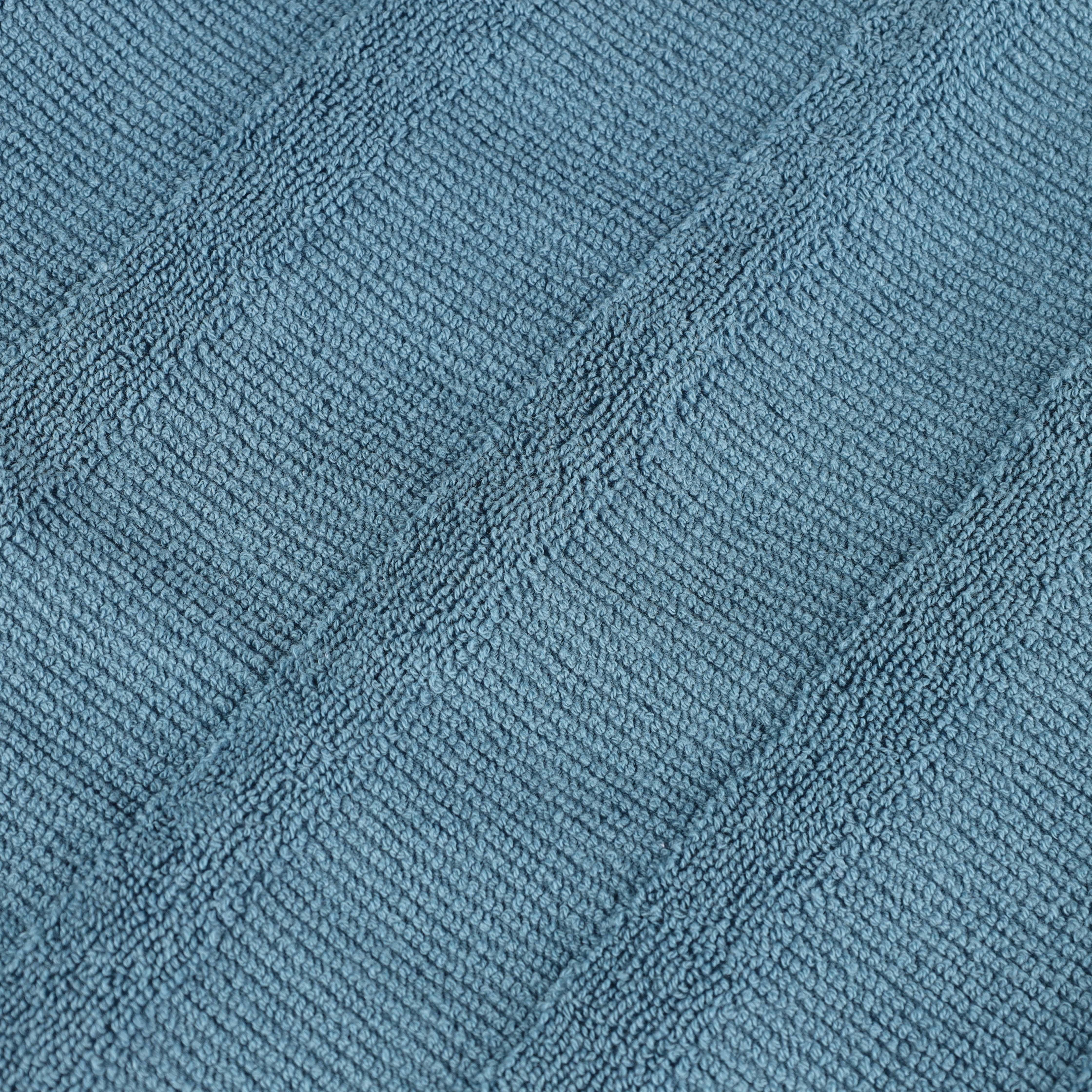 Roma Cotton Ribbed Textured Soft Absorbent 12 Piece Assorted Towel Set