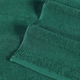 Roma Cotton Ribbed Textured Soft Absorbent 12 Piece Assorted Towel Set