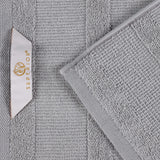 Roma Cotton Ribbed Textured Soft Absorbent 12 Piece Assorted Towel Set