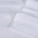 Roma Cotton Ribbed Textured Soft Absorbent 12 Piece Assorted Towel Set
