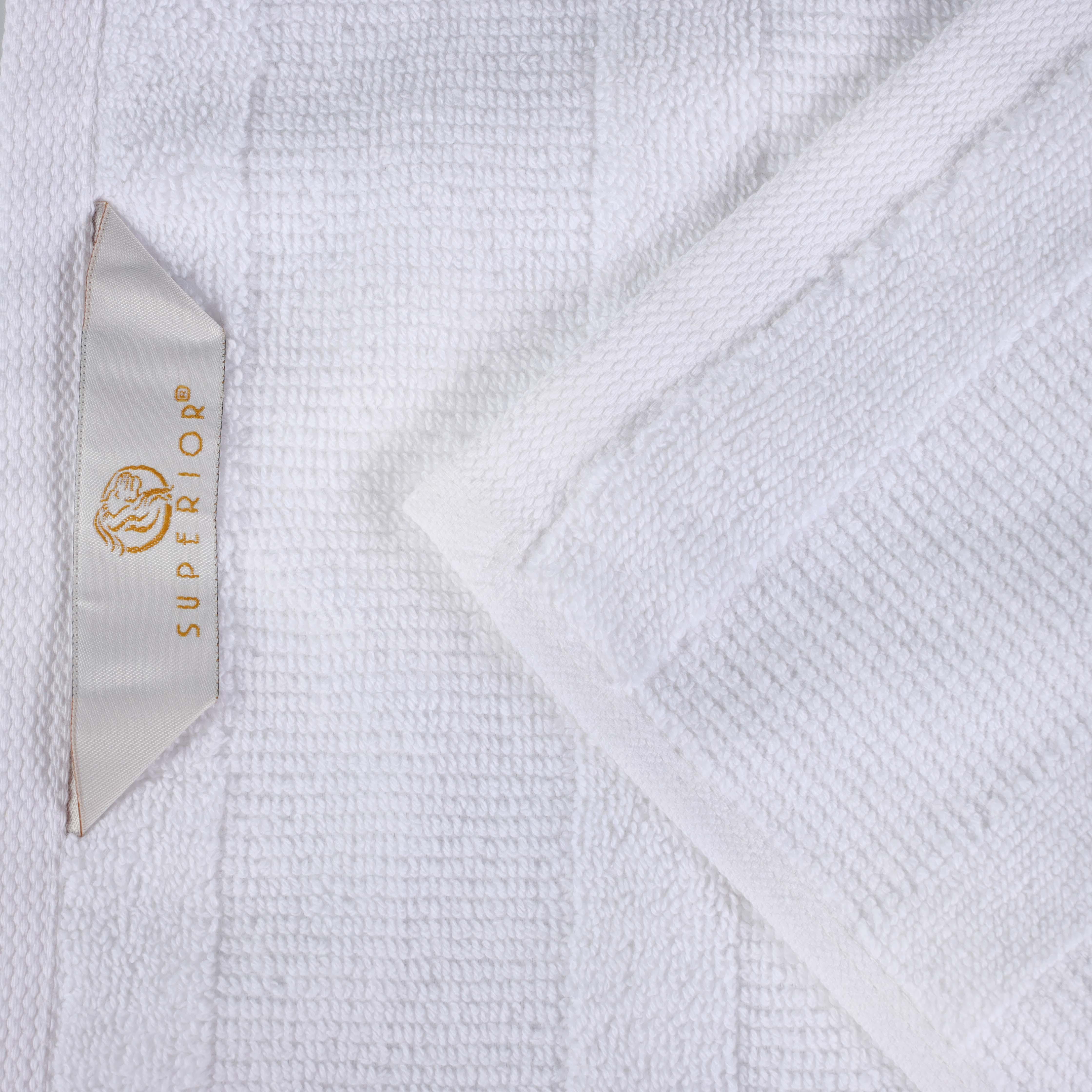 Roma Cotton Ribbed Textured Soft Absorbent 12 Piece Assorted Towel Set