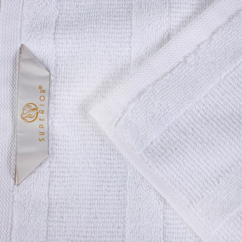 Roma Cotton Ribbed Textured Soft Absorbent 12 Piece Assorted Towel Set