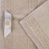 Roma Cotton Ribbed Textured Soft Absorbent 12 Piece Assorted Towel Set