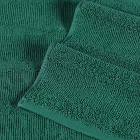 Roma Cotton Ribbed Textured Soft Absorbent 3 Piece Assorted Towel Set