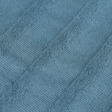 Roma Cotton Ribbed Textured Soft Absorbent 3 Piece Assorted Towel Set