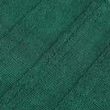 Roma Cotton Ribbed Textured Soft Absorbent 3 Piece Assorted Towel Set