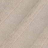 Roma Cotton Ribbed Textured Soft Absorbent 3 Piece Assorted Towel Set