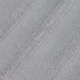 Roma Cotton Ribbed Textured Soft Absorbent 3 Piece Assorted Towel Set