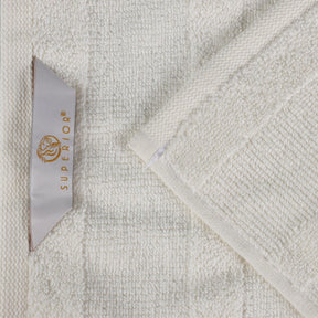 Roma Cotton Ribbed Textured Soft Absorbent 3 Piece Assorted Towel Set