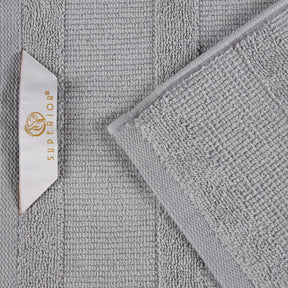 Roma Cotton Ribbed Textured Soft Absorbent 3 Piece Assorted Towel Set