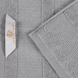 Roma Cotton Ribbed Textured Soft Absorbent 3 Piece Assorted Towel Set