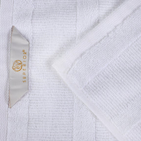 Roma Cotton Ribbed Textured Soft Absorbent 3 Piece Assorted Towel Set